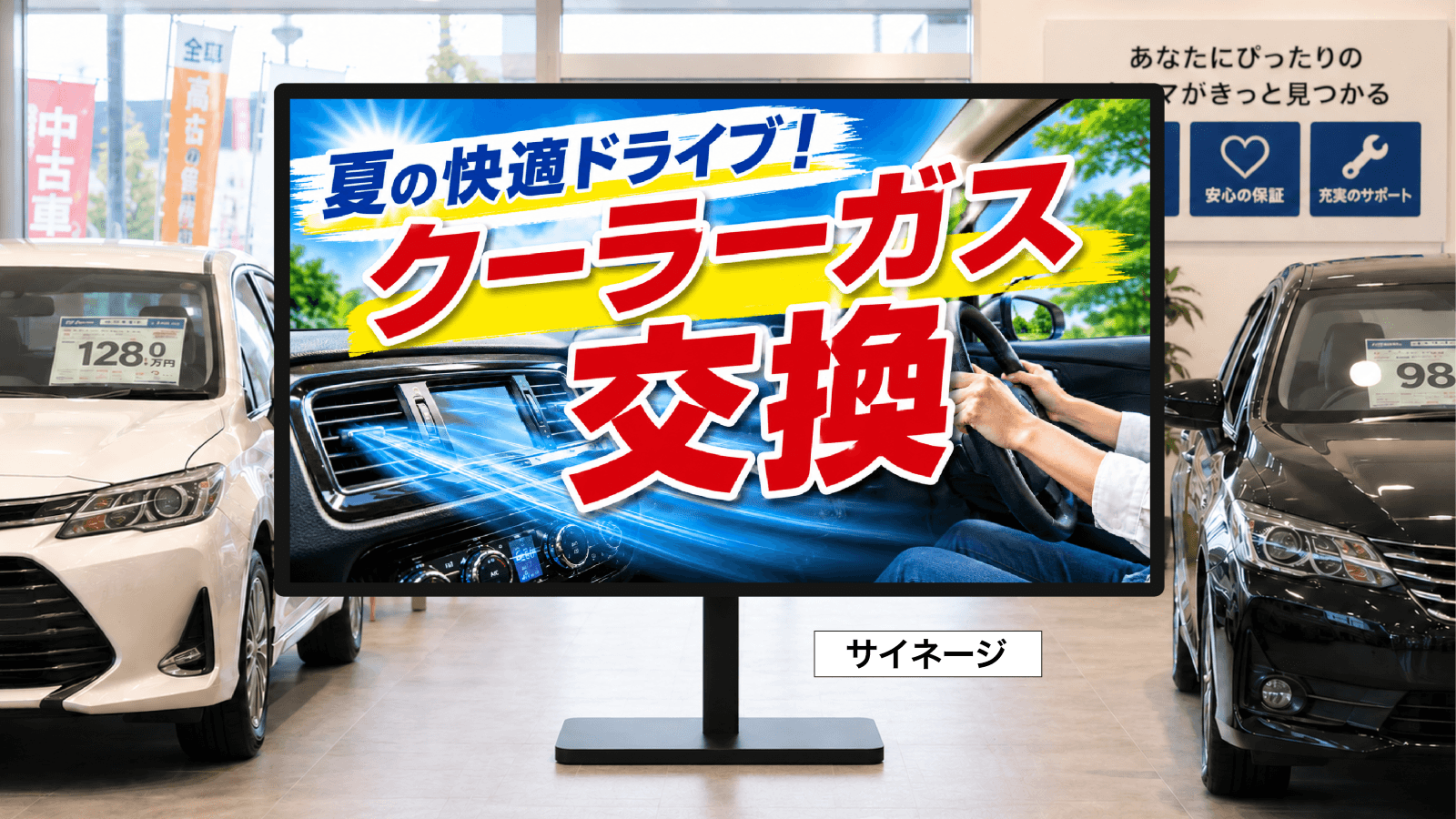 『サイネージ』おすすめデザイン使用例